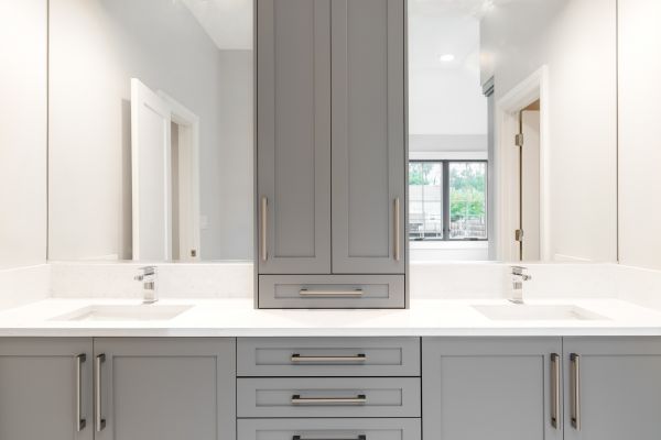 Cost of Bathroom Cabinets Remodeling in Hickory